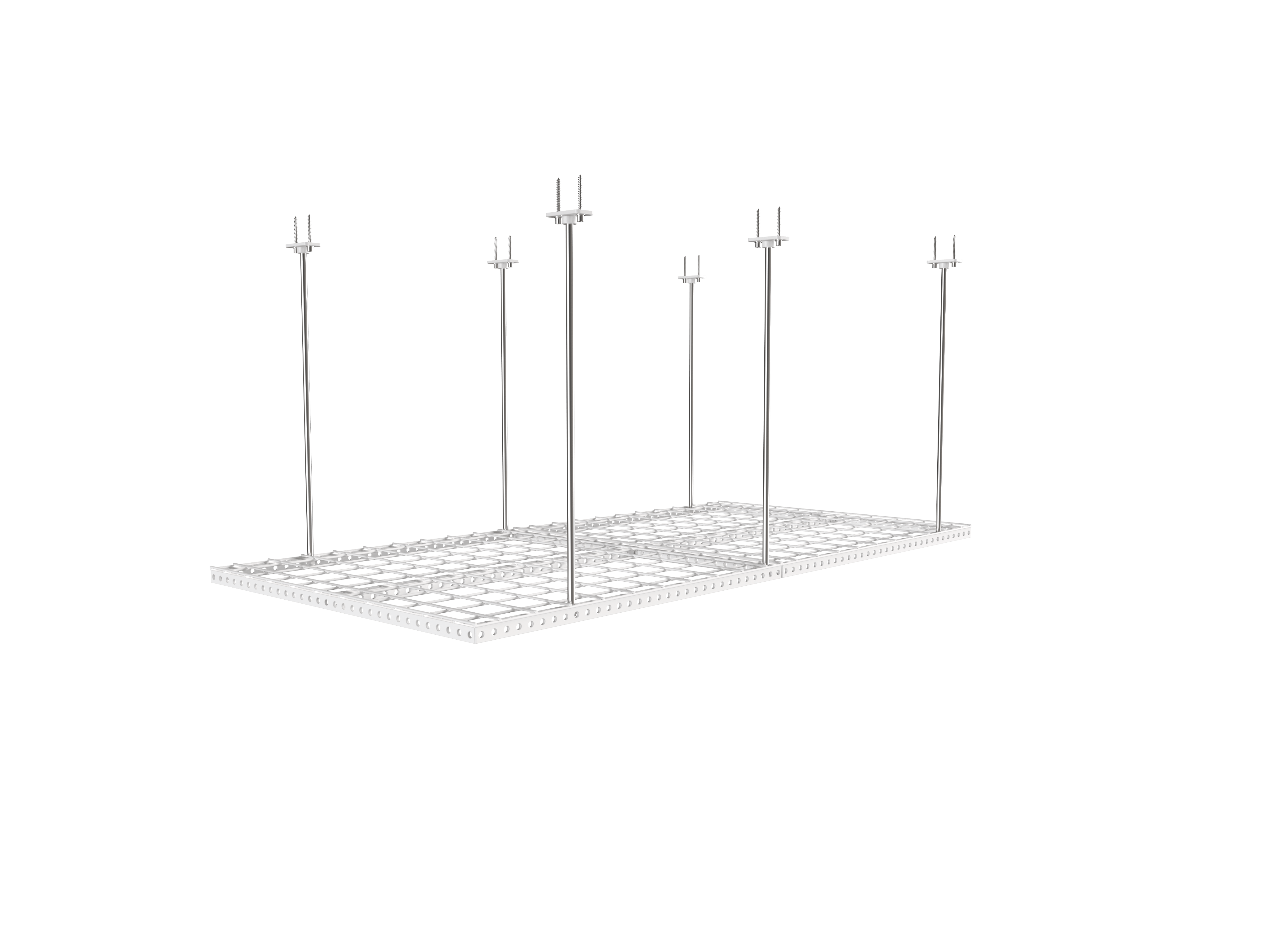 Dura-Lift Elevate Adjustable Height Overhead Garage Door Ceiling Double Storage Platform (31 in W x 62 in D)