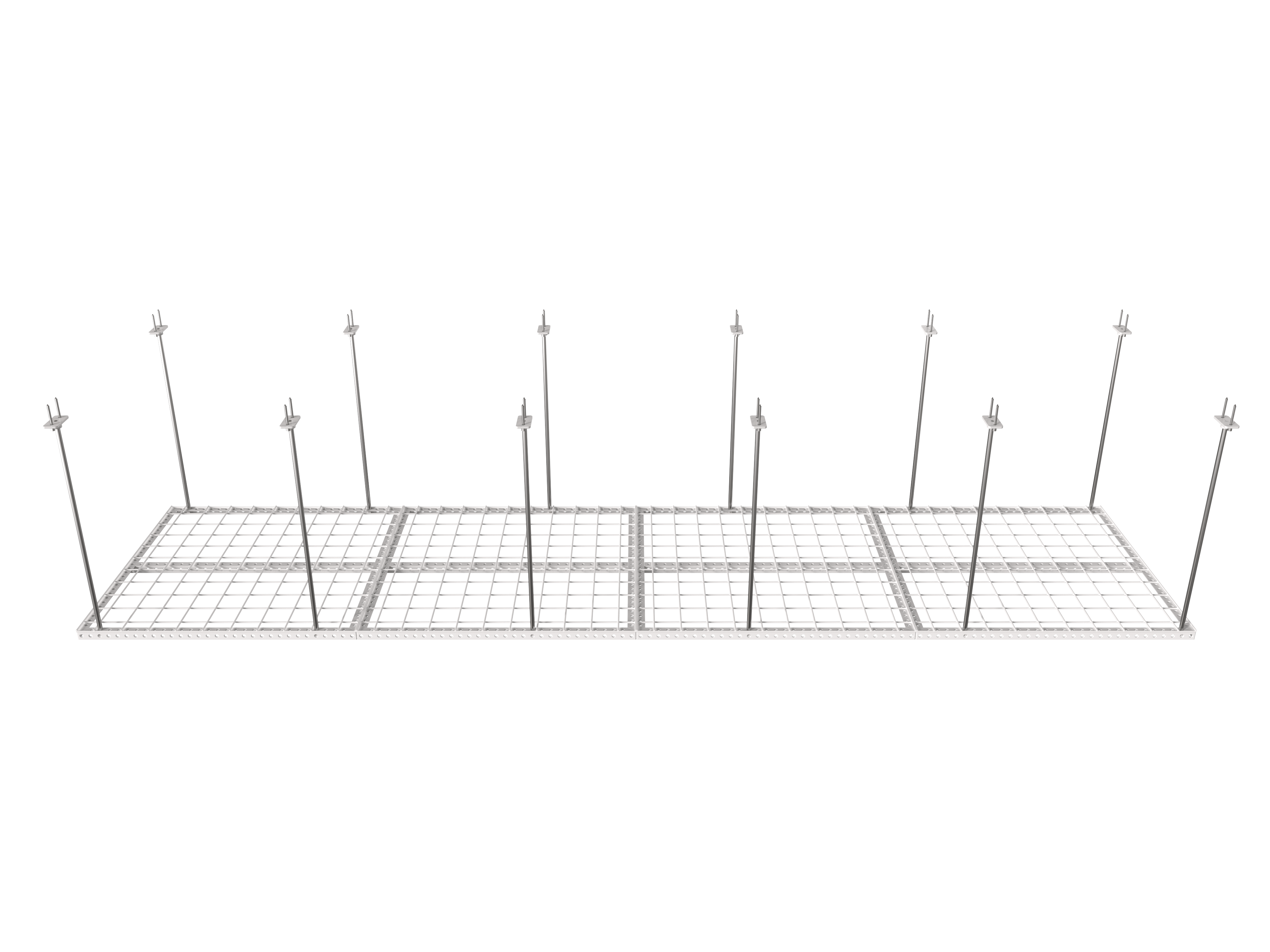 Dura-Lift Elevate Adjustable Height Overhead Garage Door Ceiling Quad Platform (31 in. W x 124 in. D)