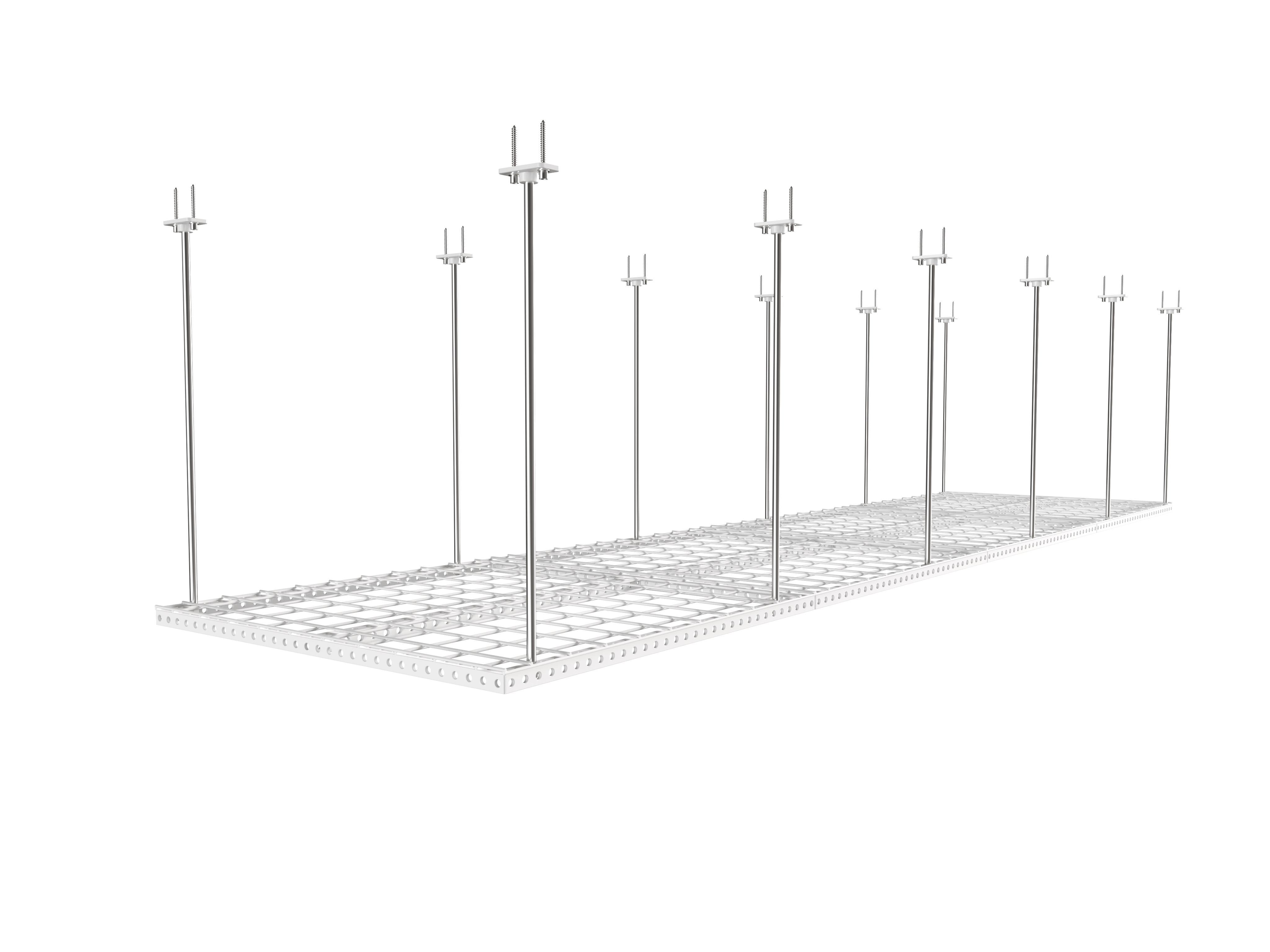 Dura-Lift Elevate Adjustable Height Overhead Garage Door Ceiling Quad Platform (31 in. W x 124 in. D)