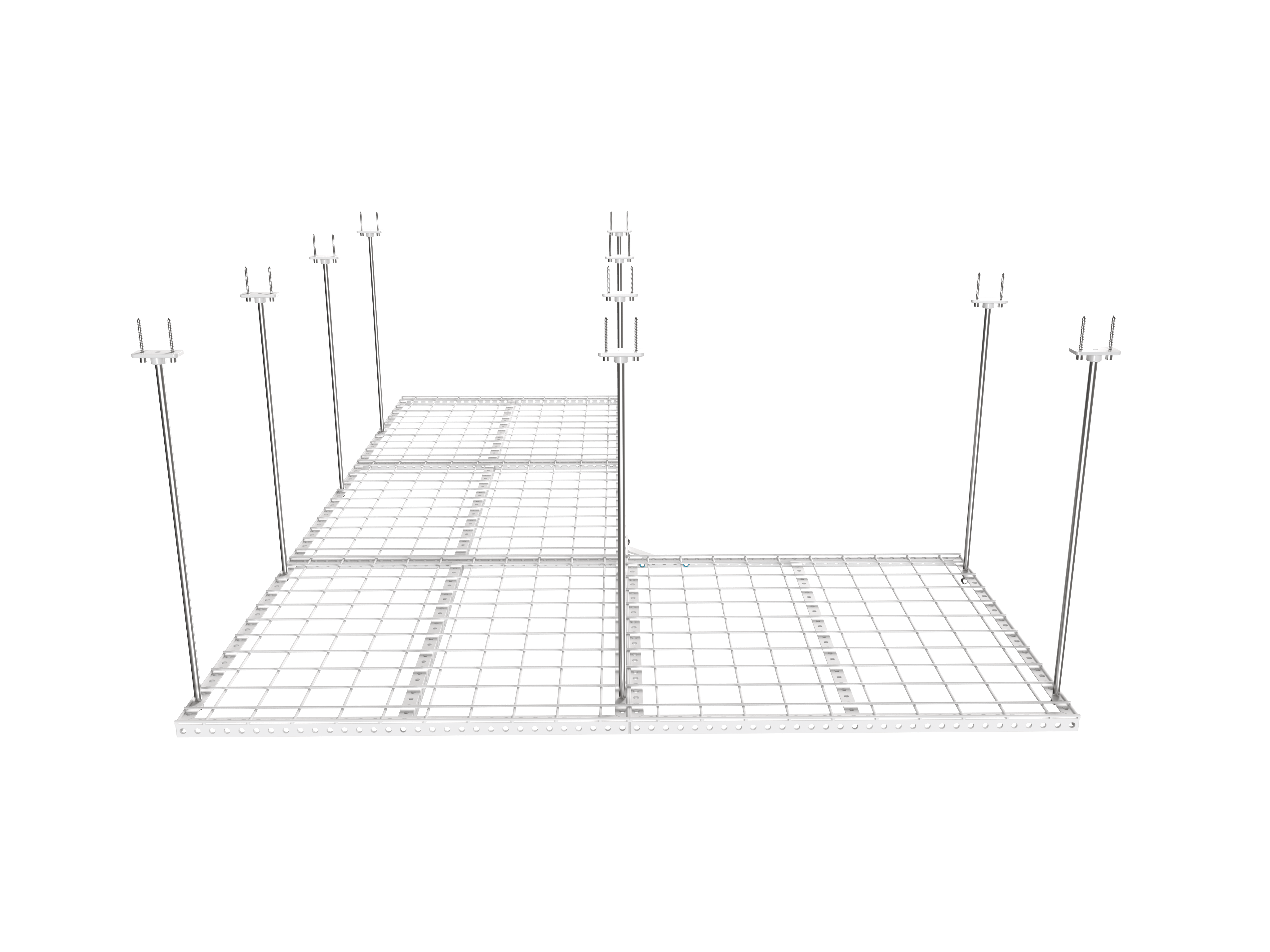 Dura-Lift Elevate Adjustable Height Overhead Garage Door Ceiling Quad Platform L