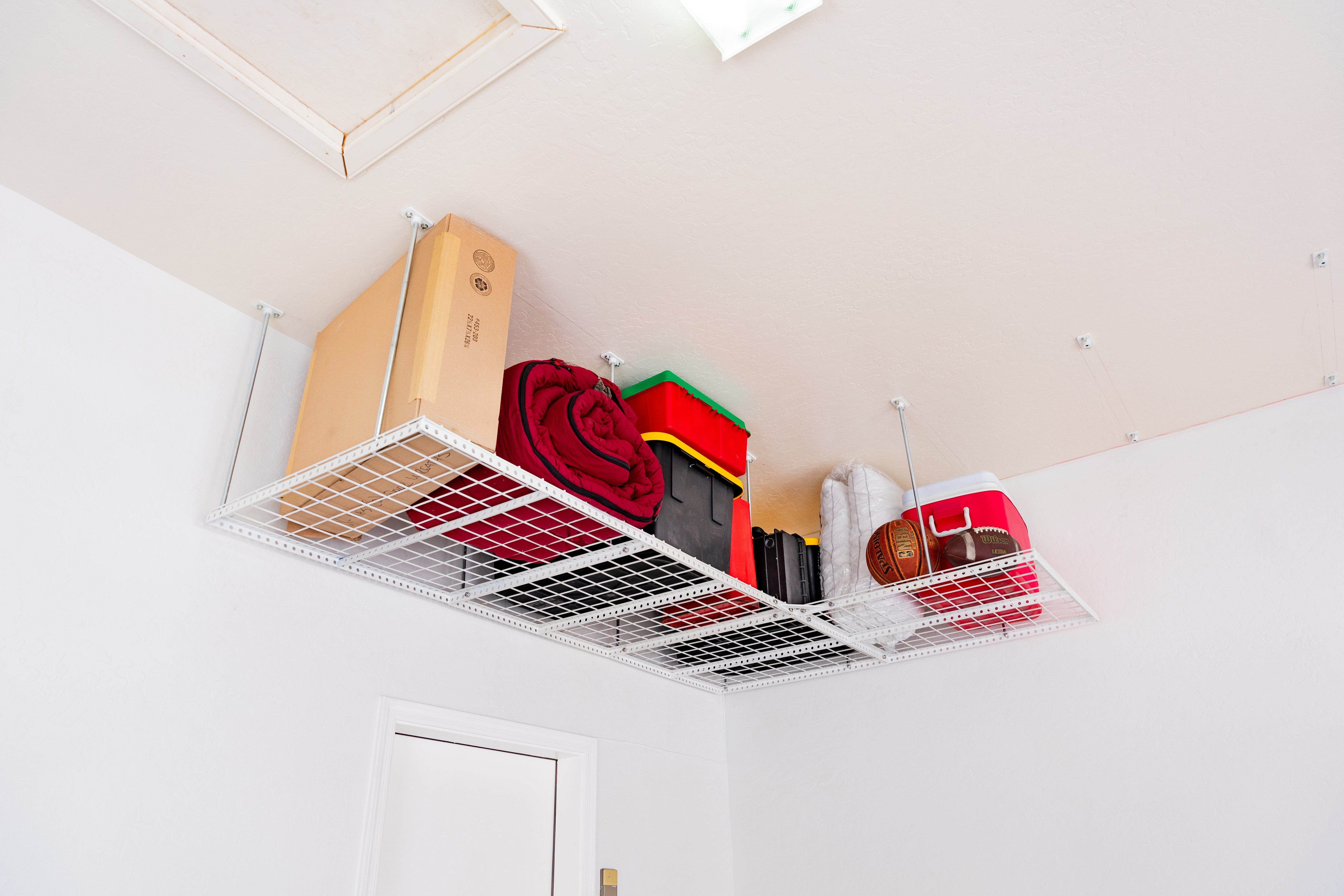 Dura-Lift Elevate Adjustable Height Overhead Garage Door Ceiling Quad Platform L