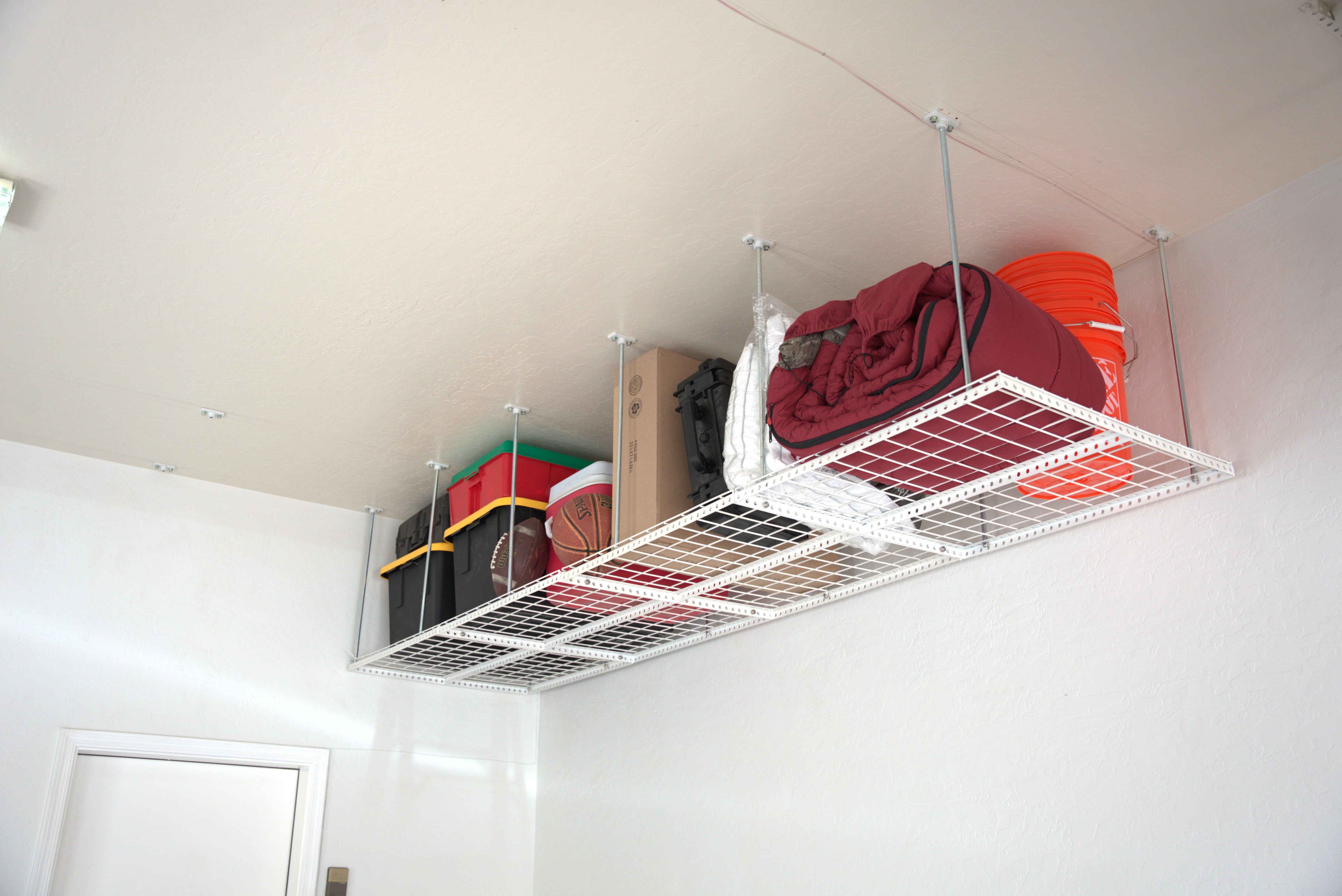 Dura-Lift Elevate Adjustable Height Overhead Garage Door Ceiling Quad Platform (31 in. W x 124 in. D)