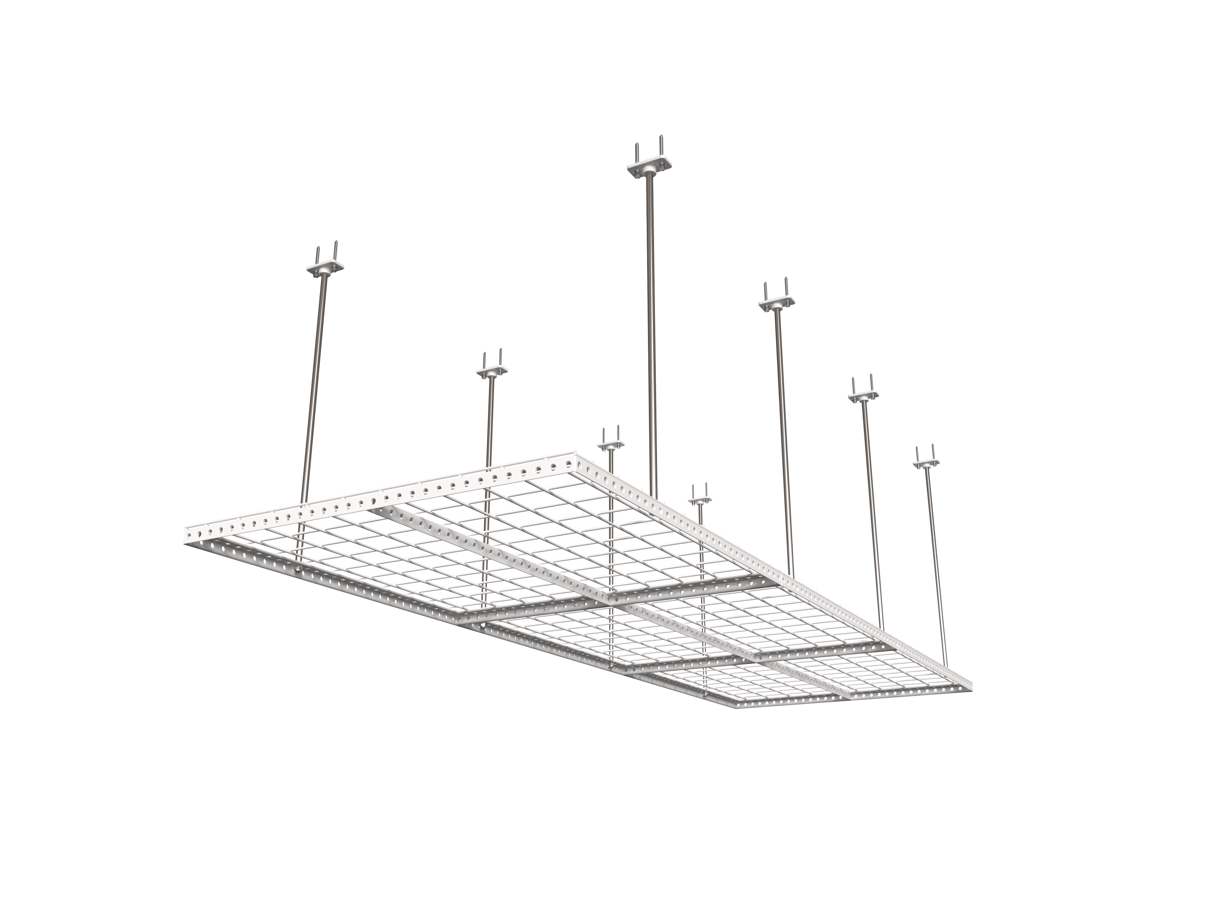 Dura-Lift Elevate Adjustable Height Overhead Garage Door Ceiling Triple Platform (31 in. W x 93 in D)