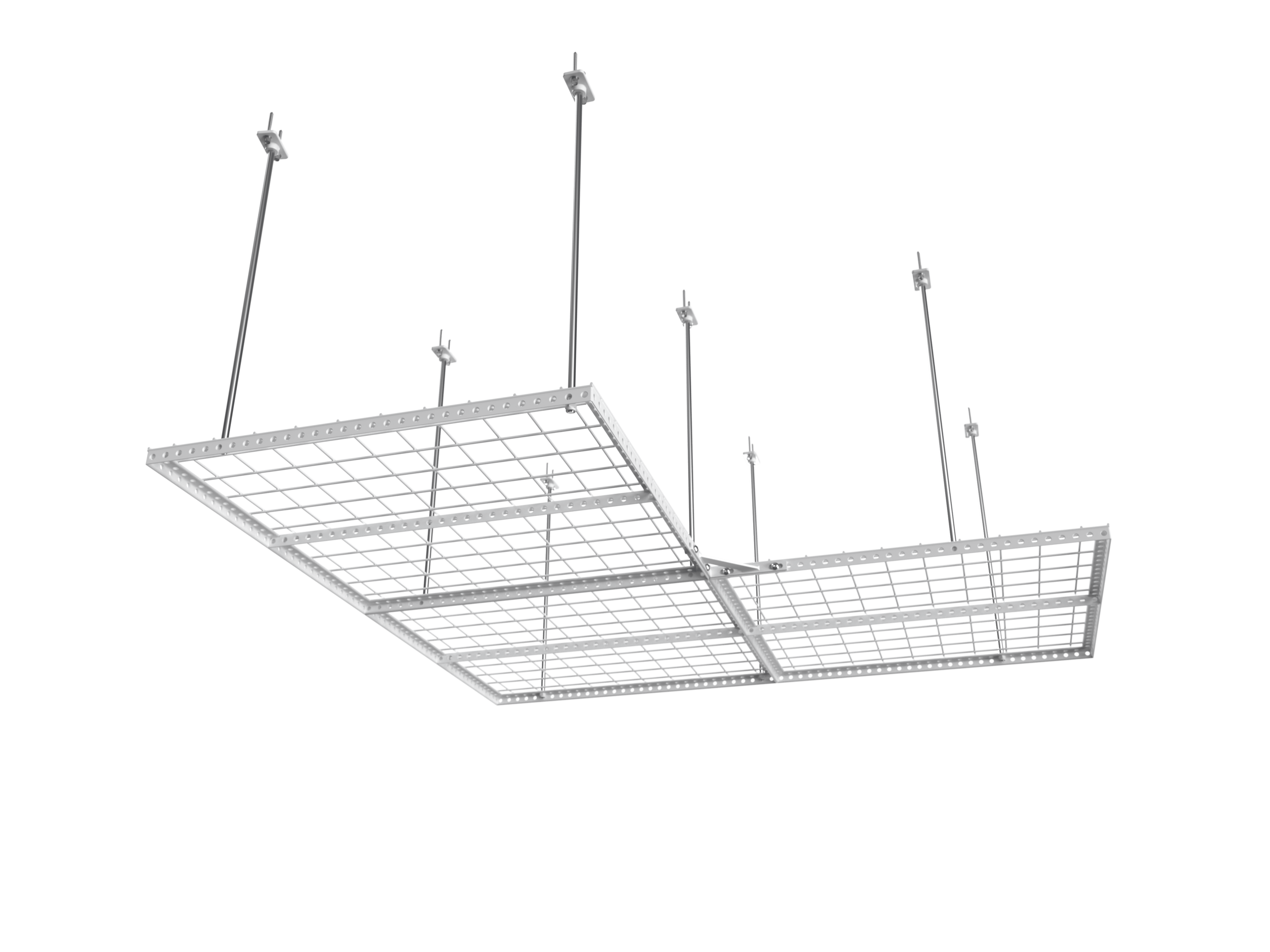 Dura-Lift Elevate Adjustable Height Overhead Garage Door Ceiling Triple Platform L (31 in. W x 93 in D)