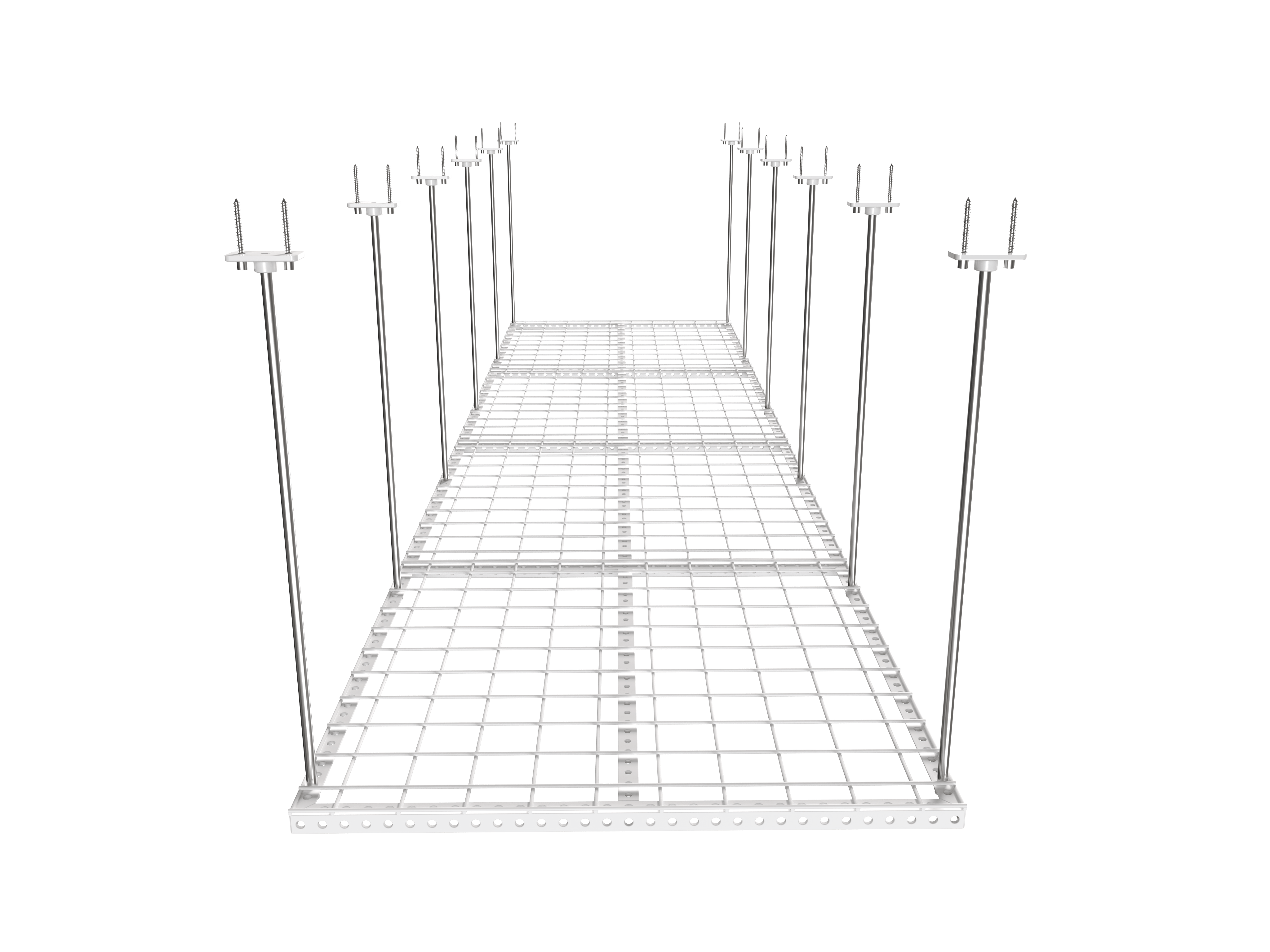Dura-Lift Elevate Adjustable Height Overhead Garage Door Ceiling Quad Platform (31 in. W x 124 in. D)
