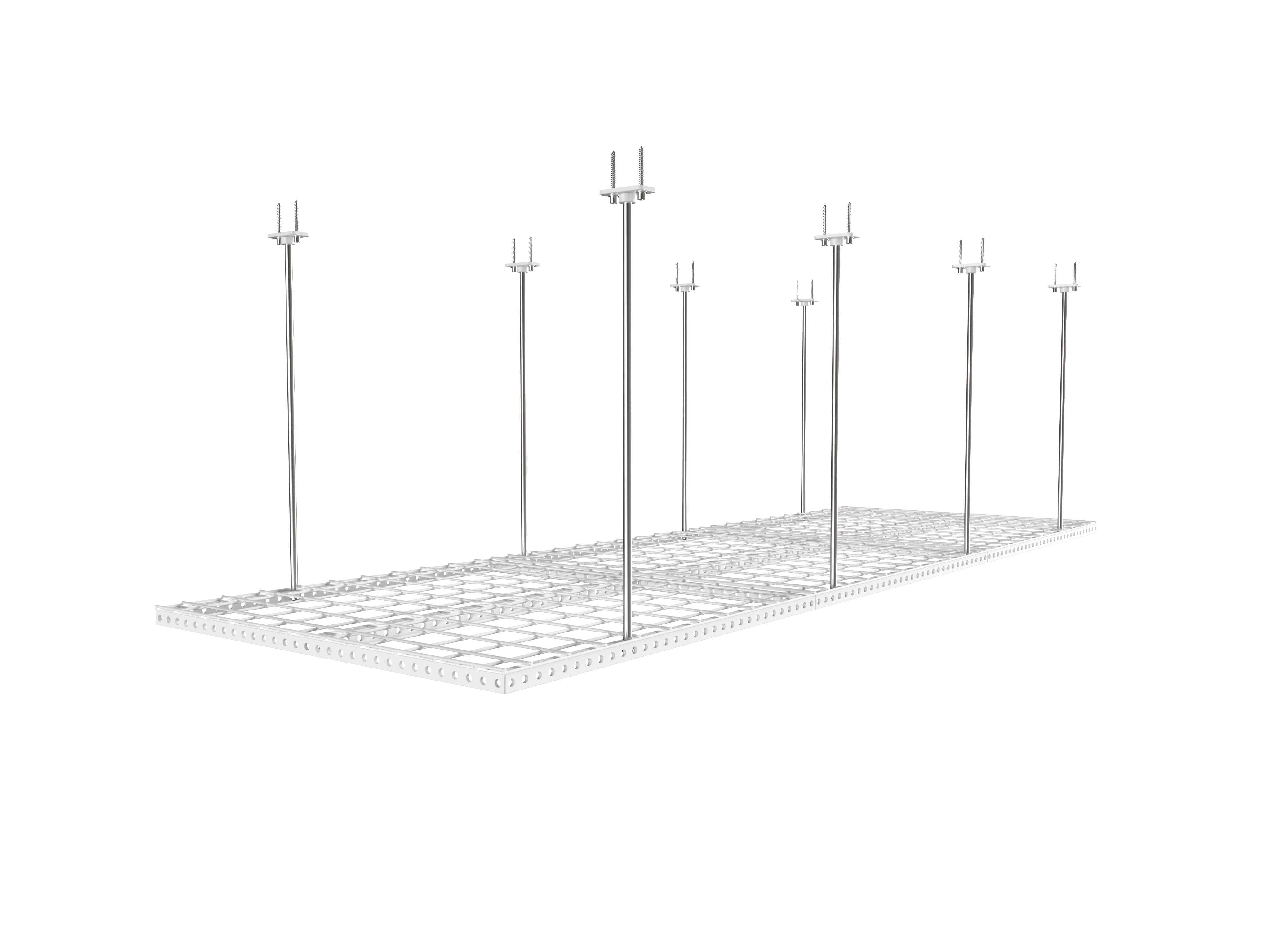 Dura-Lift Elevate Adjustable Height Overhead Garage Door Ceiling Triple Platform (31 in. W x 93 in D)
