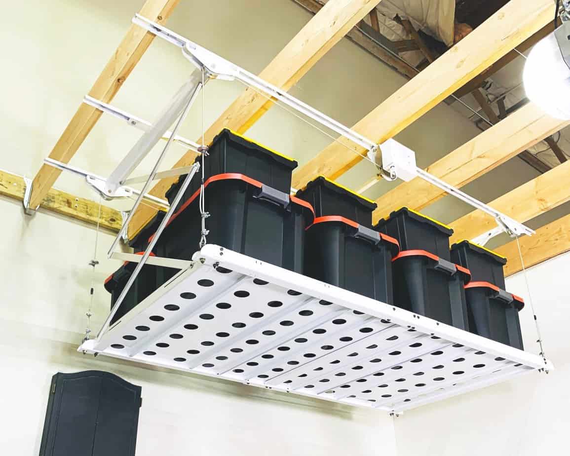 Syzzor Loft – Retractable Garage Storage Lift