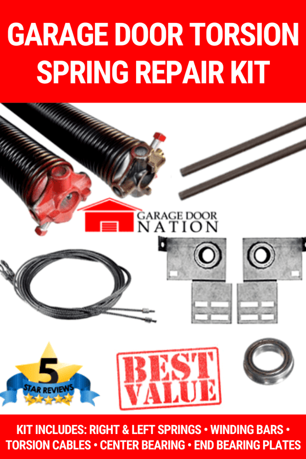 Garage Door Torsion Springs Replacement Kit Garage Door Nation