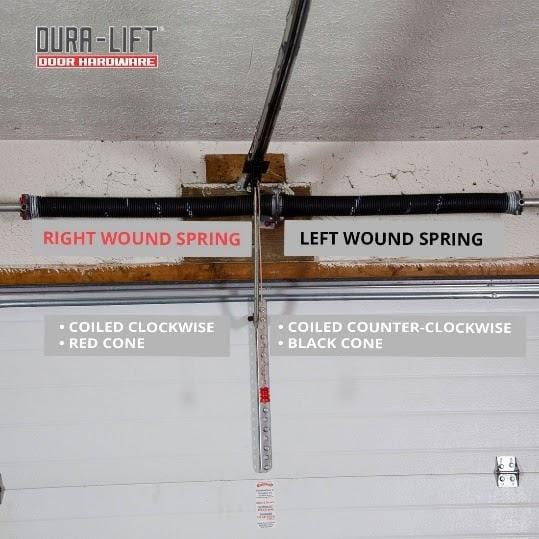 Garage Door Torsion Spring - Left Wound .207 x 1.75" x 25"